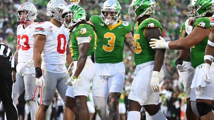 ohio state buckeyes football vs oregon ducks football match player stats