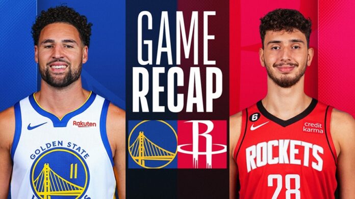 golden state warriors vs houston rockets match player stats